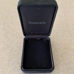Tiffany & co velvet necklace box